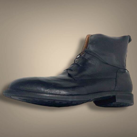 NWOB Men's 12 US, 30 Mex, PROXON Men's Black Leather Executive Work Boots - Picture 4 of 11